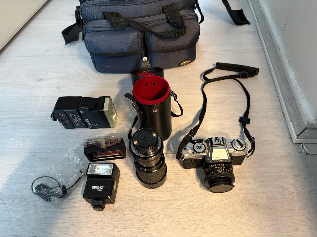 foto toestel, Ophalen of Verzenden, Gebruikt, Spiegelreflex, Minolta