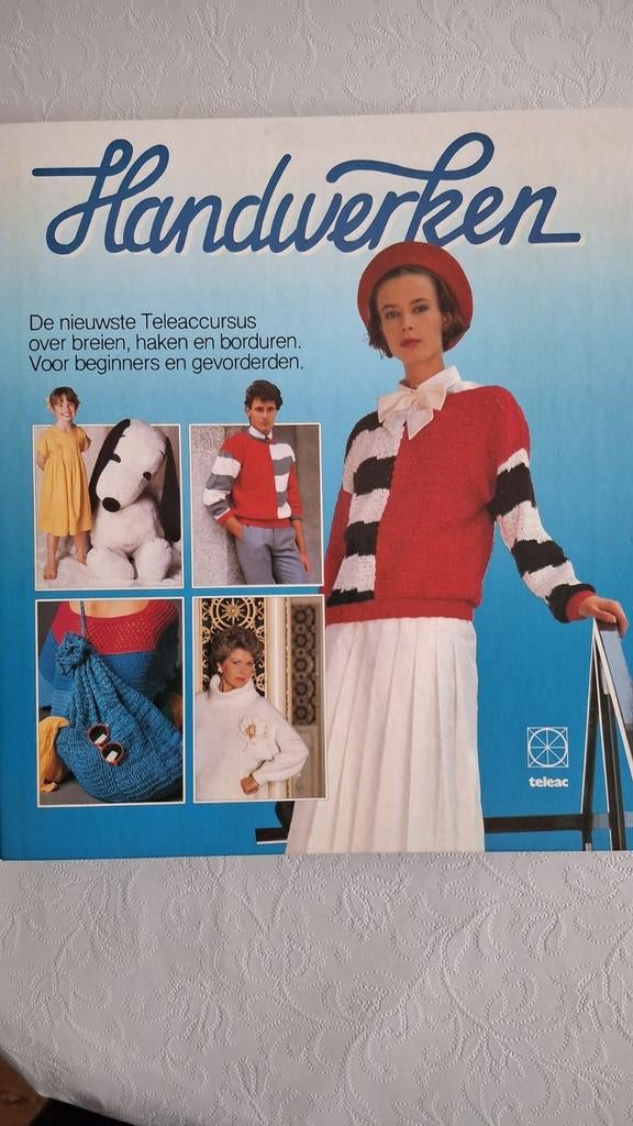 Handwerken Cursus Boek - Haken, Breien, Borduren, Hobby en Vrije tijd, Breien en Haken, Ophalen of Verzenden