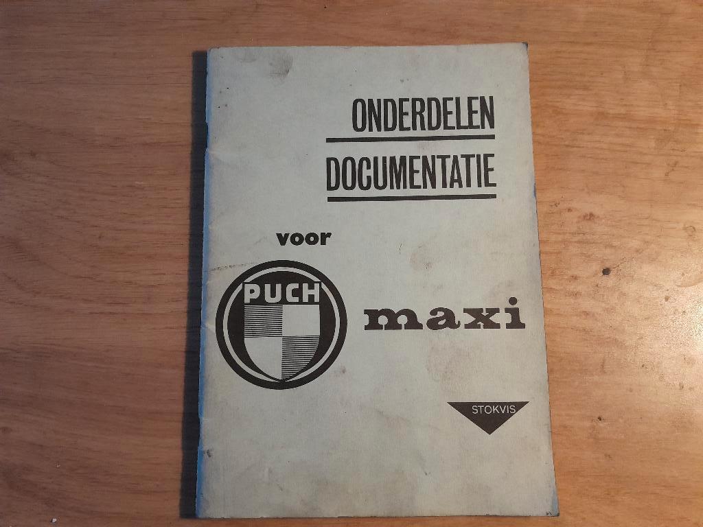 Puch Maxi N documentatie, Fietsen en Brommers, Ophalen, Gebruikt
