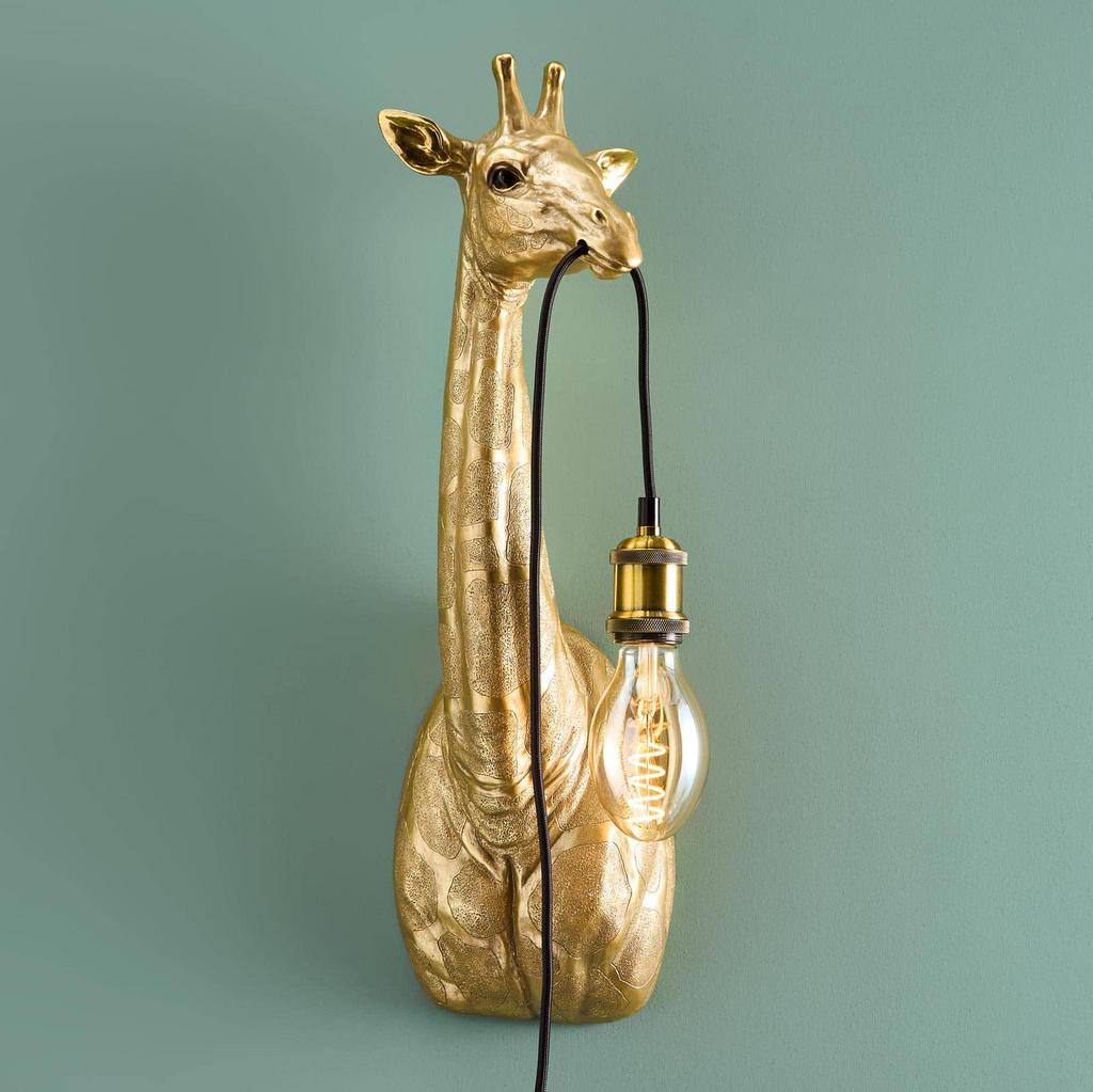 Giraffe lamp designer lamp, Ophalen of Verzenden, Zo goed als nieuw, Zilver, Overige materialen