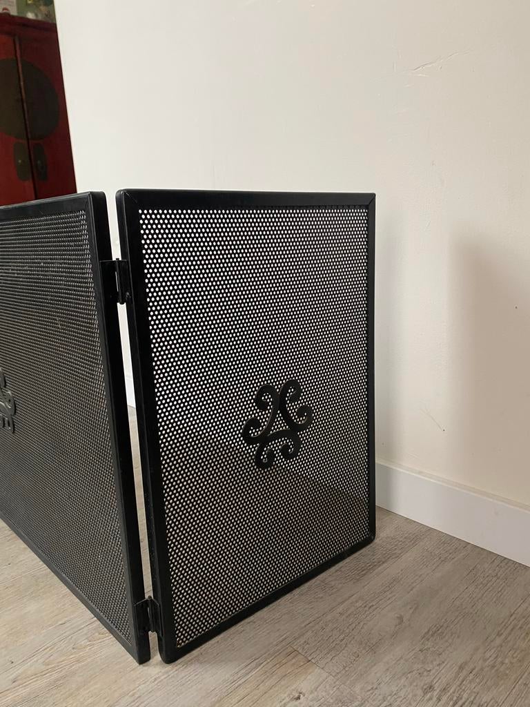 Mooie openhaard scherm, Ophalen of Verzenden, Gebruikt, Vrijstaande haard, Houthaard