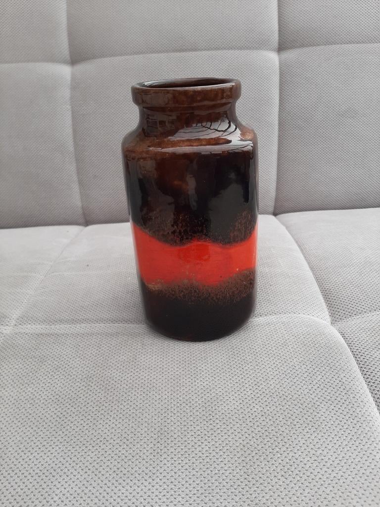 West Germany vaas, Huis en Inrichting, Woonaccessoires | Vazen, Ophalen, Gebruikt, Aardewerk of Porselein, Minder dan 50 cm