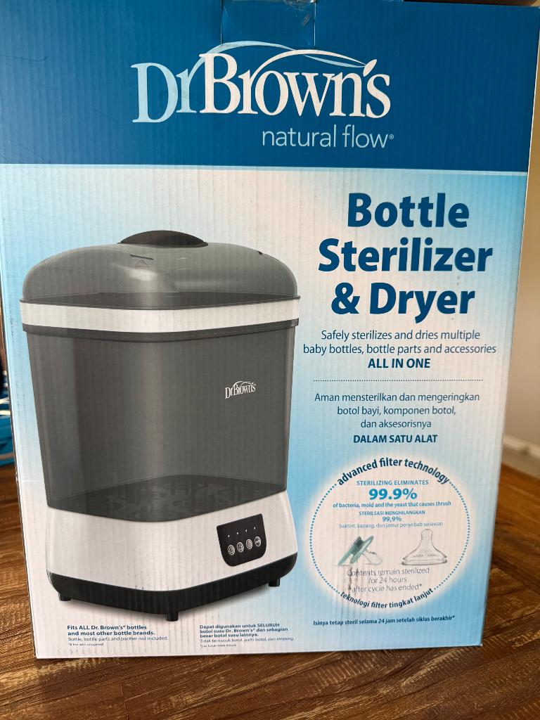 Dr Browns stoom sterilisator, Ophalen of Verzenden, Zo goed als nieuw, Sterilisator