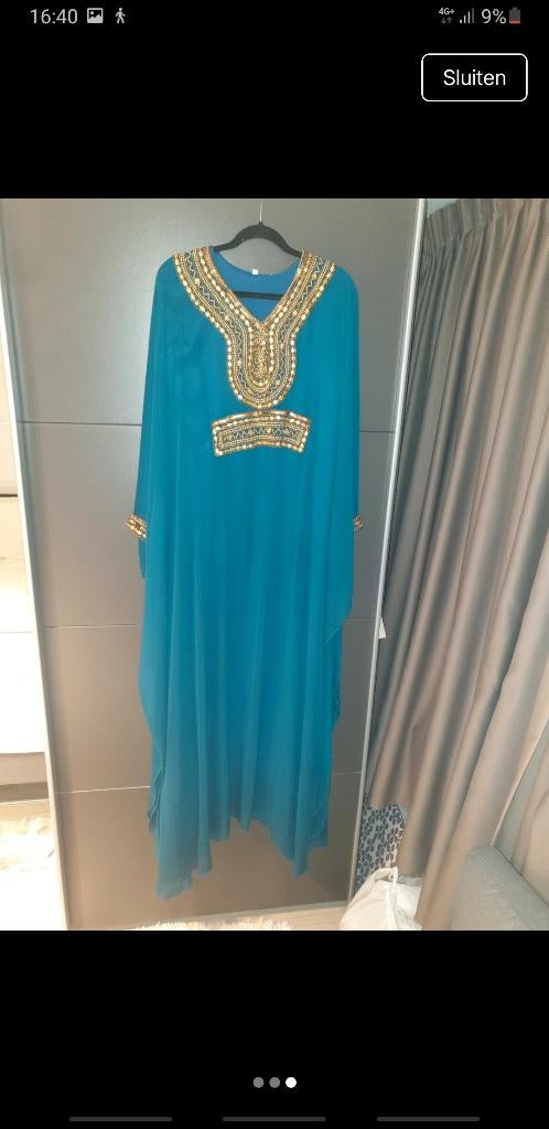 Dubai jurk maat S, Overige typen, Overige kleuren, Ophalen of Verzenden, Maat 36 (S)