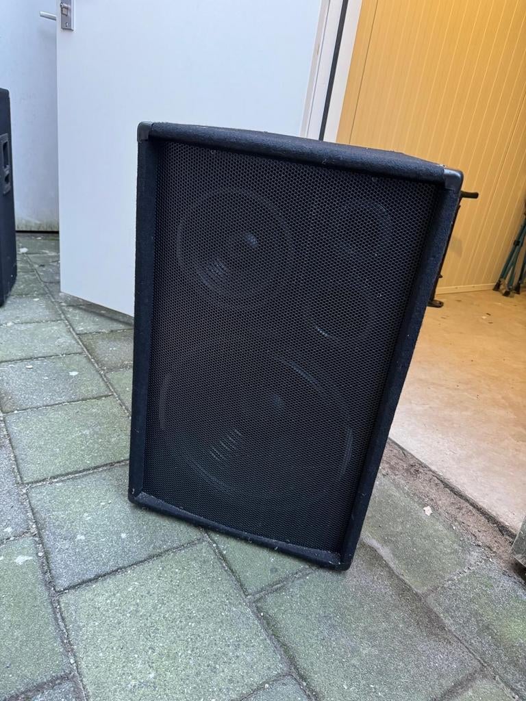 2x omnitronic boxen /luidsprekers (Omnitronic TMX-1530) ZGAN, Audio, Tv en Foto, Luidsprekers, Zo goed als nieuw, Front, Rear of Stereo speakers
