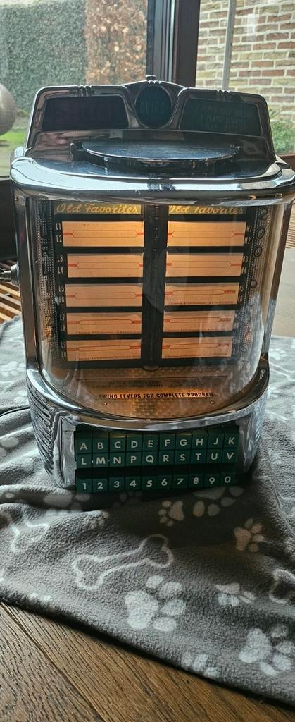 Wurlitzer 5250.wallbox, Ophalen, Zo goed als nieuw, Voor 1950, Wurlitzer