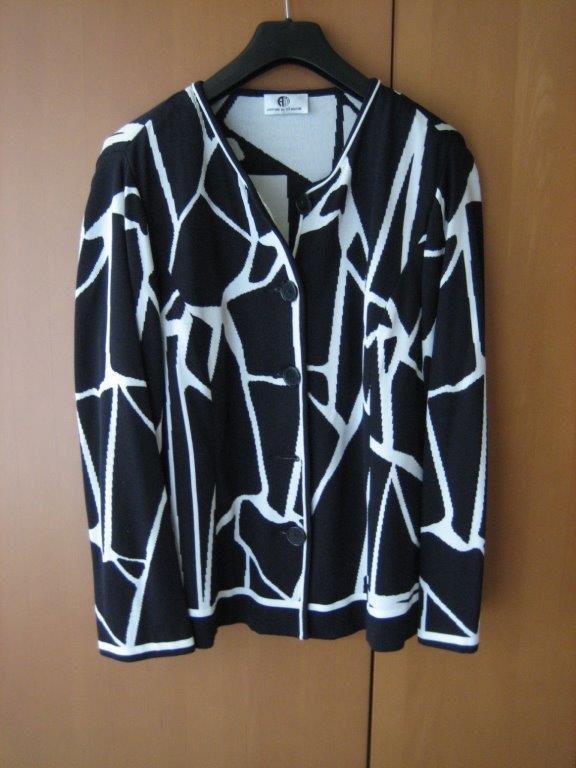 Chique zwart-wit vestjasje (of combi) ATTITUDE 42 snazzeys, Kleding | Dames, Verzenden, Zwart, Maat 42/44 (L), Nieuw