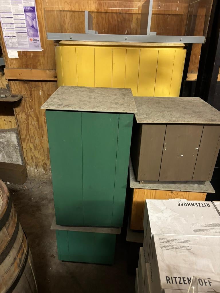 Partij presentatiemeubels – winkel / beurs / showroom, Huis en Inrichting, Woonaccessoires | Zuilen en Pilaren, Ophalen, Zo goed als nieuw