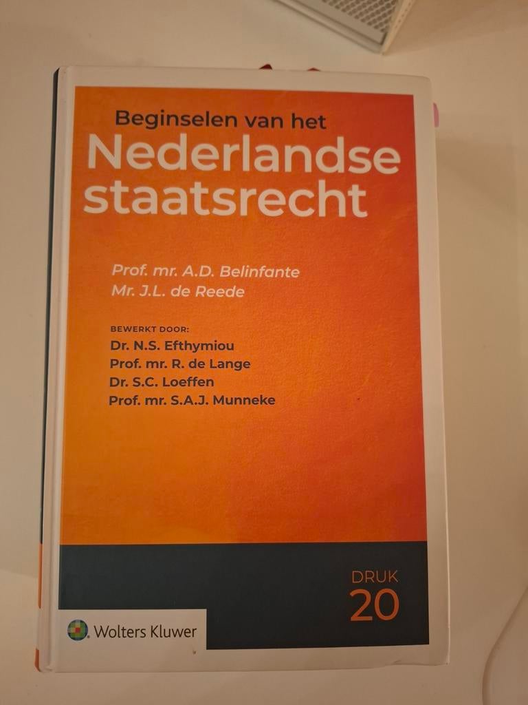 A.D. Belinfante - Beginselen van het Nederlandse staatsrecht, Ophalen of Verzenden, Zo goed als nieuw, A.D. Belinfante