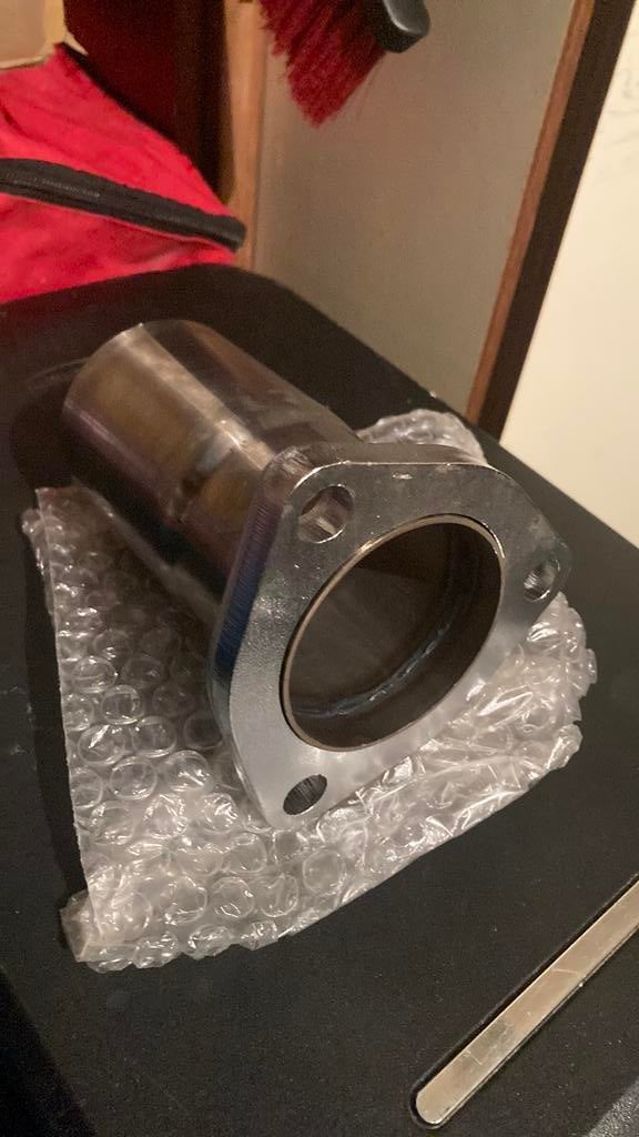 Rvs groep a flens opel 2.0 16v c20xe 8v astra kadett calibra, Ophalen of Verzenden, Nieuw, Opel