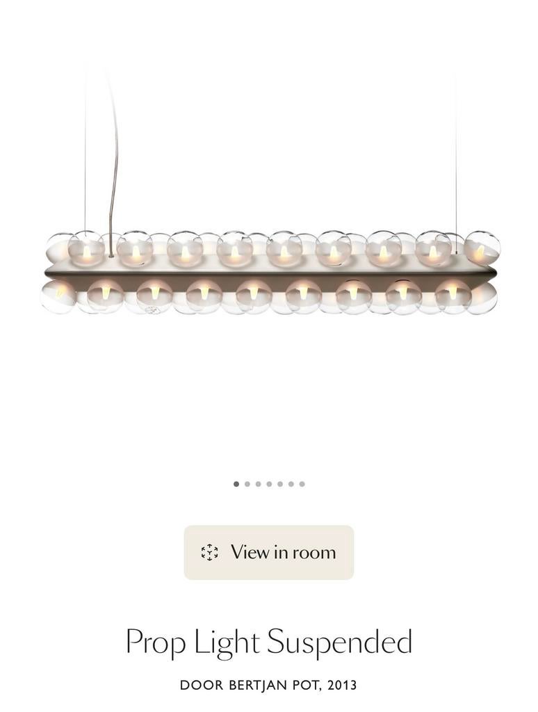 NIEUW - Moooi Prop Light Double Horizontal, Ophalen of Verzenden, Nieuw, Glas, 75 cm of meer