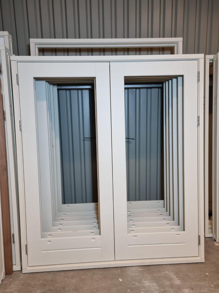 Hardhout Tuindeuren Achterpui direct leverbaar beste PRIJS !, Nieuw, Ophalen of Verzenden, Buitendeur, Hout