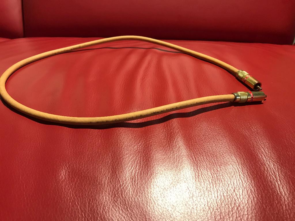 Van Den Hul ‘The First’ RCA interlink kabel, Audio, Tv en Foto, Audiokabels en Televisiekabels, Ophalen of Verzenden, Gebruikt