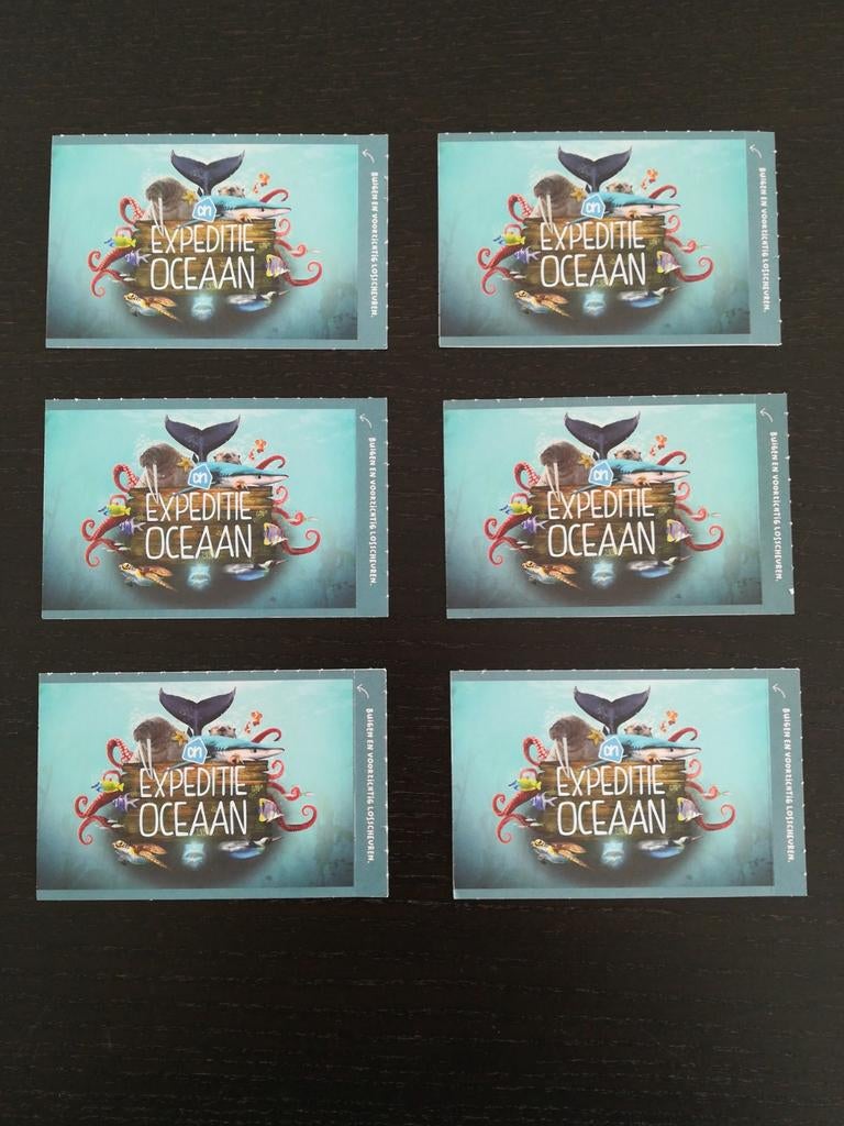 Expeditie Oceaan plaatjes AH, Albert Heijn, Ophalen of Verzenden