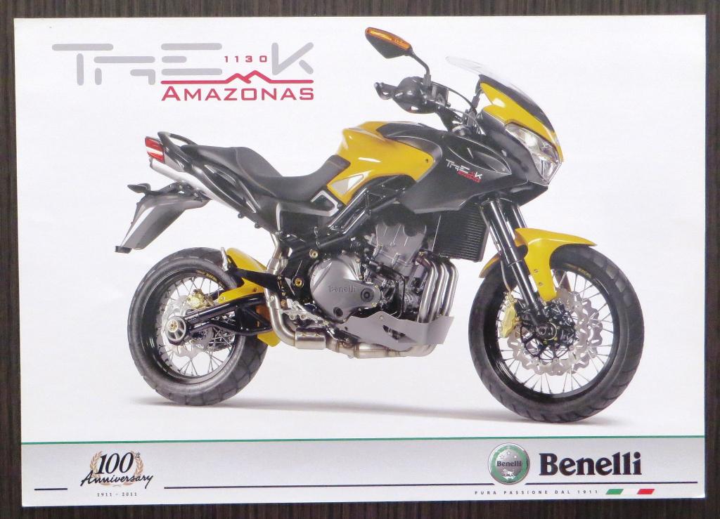 Folder Benelli Tre-K 1130 Amazonas - 2011, Verzenden, Overige merken