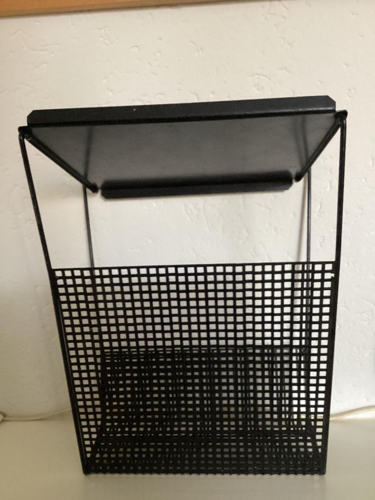 Zwart Tomado wandrek rek Pilastro retro vintage jaren ‘50, Ophalen of Verzenden, Huis en Inrichting