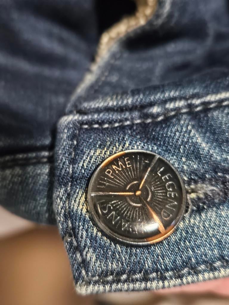 PME Legend met teddy gevoerde stretch spijkerjas (M) zgan, ., Ophalen of Verzenden, Zo goed als nieuw, .