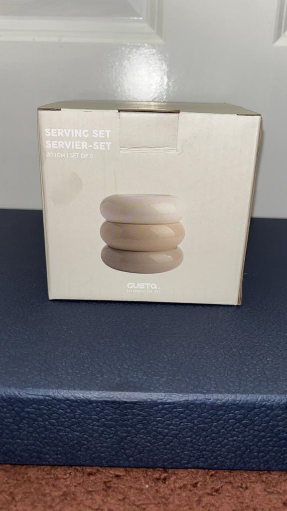 Gusta Serveerbordjes - Nieuw in Verpakking, Nieuw, Ophalen of Verzenden, Bord(en), Overige stijlen