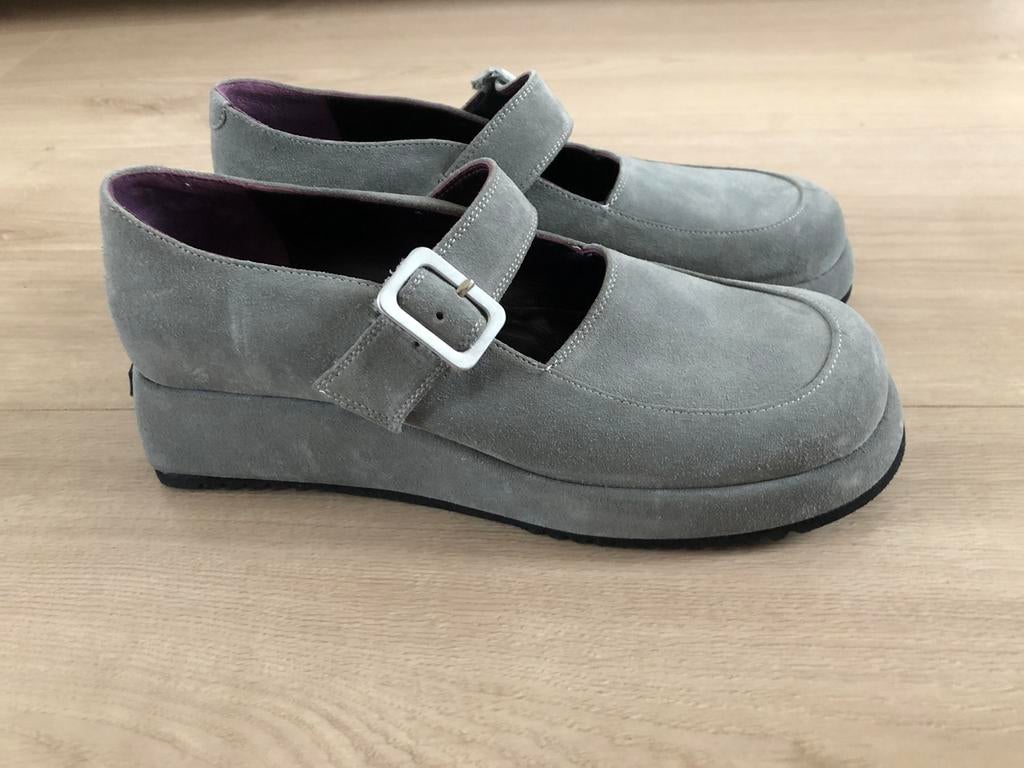 Mary Jane damesschoen, Kleding | Dames, Schoenen, Verzenden, Overige typen, Nieuw, Grijs