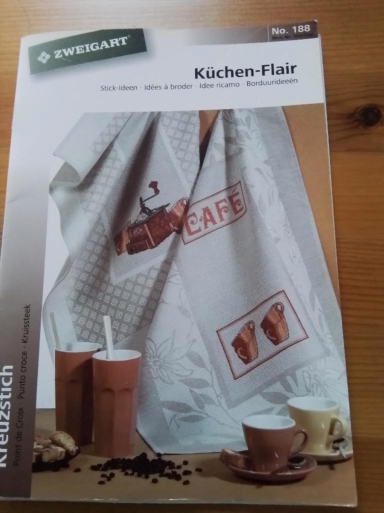 Zweigart borduurboekje, keuken nr 188, Ophalen of Verzenden, Zo goed als nieuw, Handborduren, Patroon