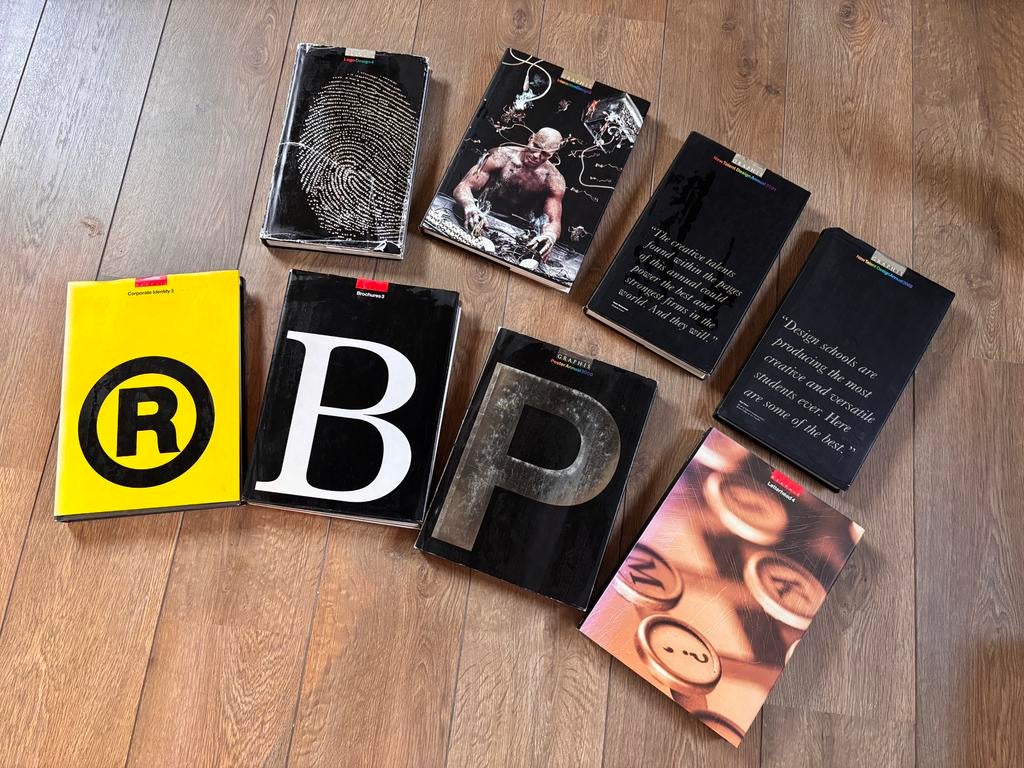 GRAPHIS DESIGN BOEKEN (8 stuks), Ophalen of Verzenden, Gelezen, Overige onderwerpen, Edited bt Martin Pendersen