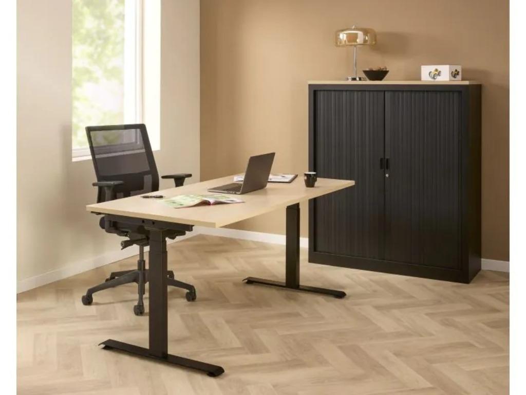 Zit-sta bureaus elektrisch verstelbaar 2 motorisch 65-130.cm, Ophalen of Verzenden, In hoogte verstelbaar, Nieuw