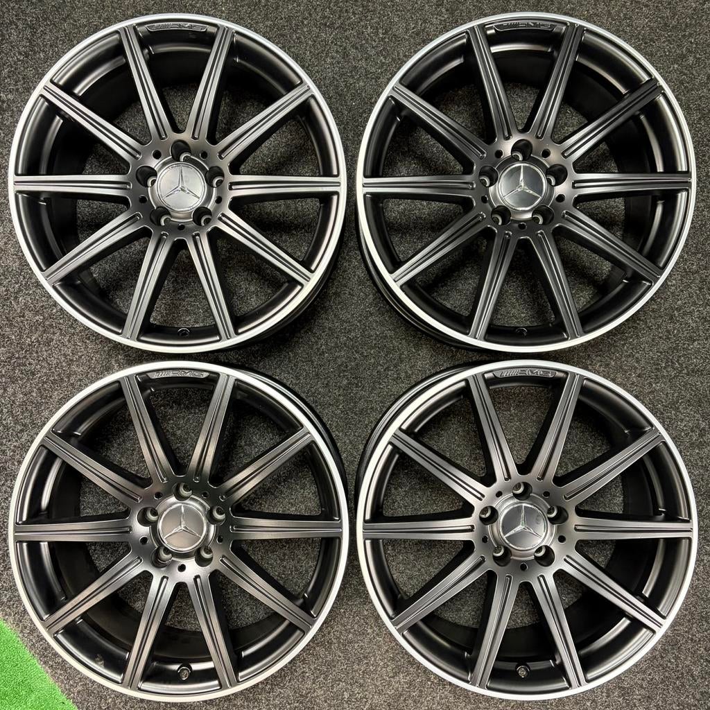 Originele 19 inch Mercedes AMG velgen E-klasse W212 E63, 19 inch, Gebruikt, 255 mm, Banden en Velgen