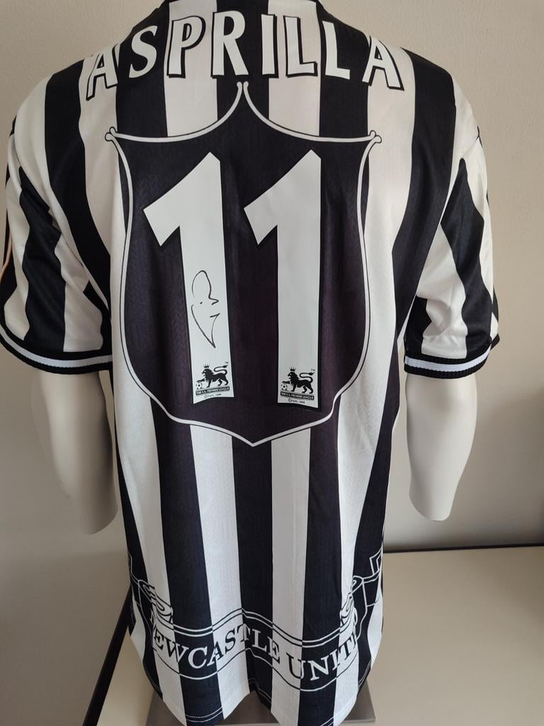 Newcastle United shirt gesigneerd door Faustino Asprilla COA, Ophalen of Verzenden