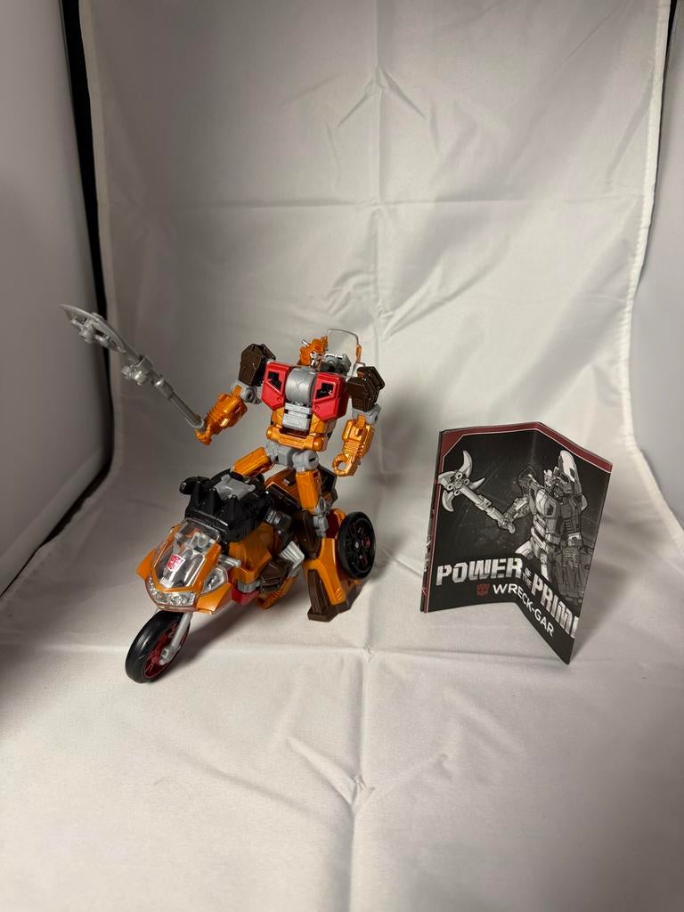 Transformers Power of the Primes Wreck-Gar x2, Verzamelen, Transformers, Overige generaties, Ophalen of Verzenden, Gebruikt