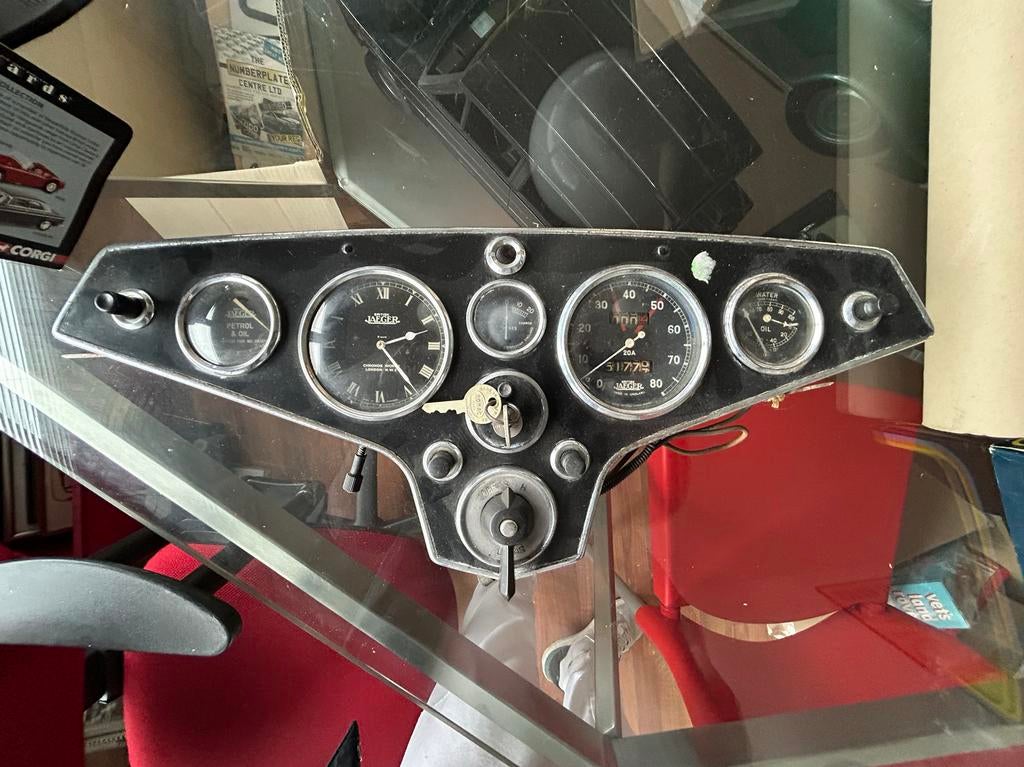 Rover 12 tourer Vintage Jaeger Dashboard Instrumentenpaneel, Ophalen, Gebruikt, Oldtimer onderdelen