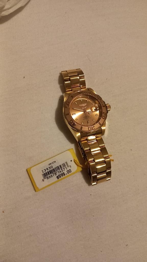 Invicta automatic, Ophalen, Nieuw, Zwart, Android