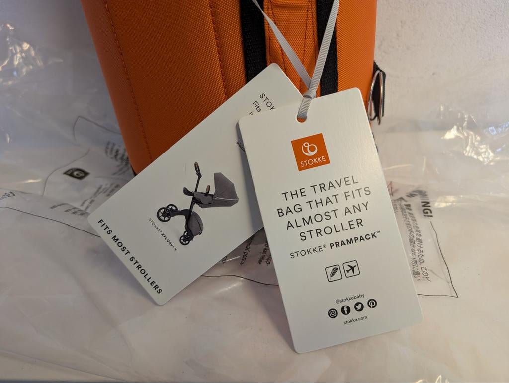 Nieuw Nieuw Stokke PramPack Reistas Bescherm je kinderwagen!, Kinderen en Baby's, Kinderwagens en Combinaties, Ophalen of Verzenden