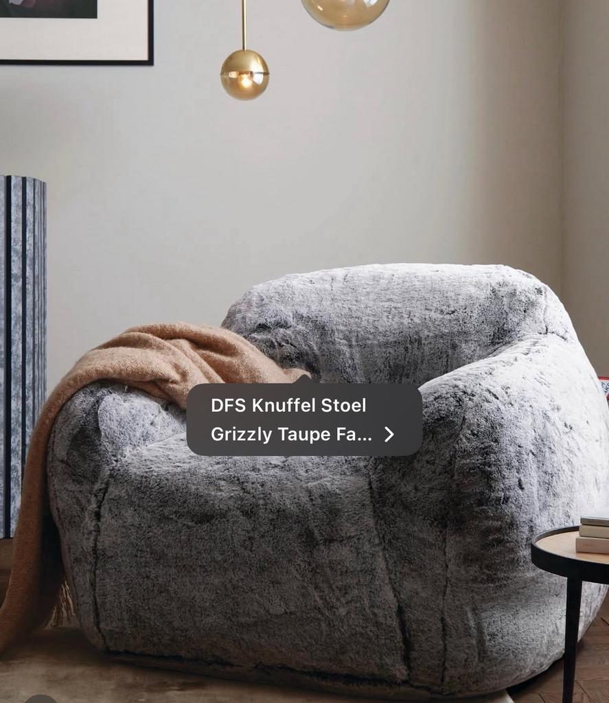 DFS Knuffelstoel Grizzly–kwaliteit, geen Action-vergelijking, 75 tot 100 cm, Zo goed als nieuw, 75 tot 100 cm, Stof