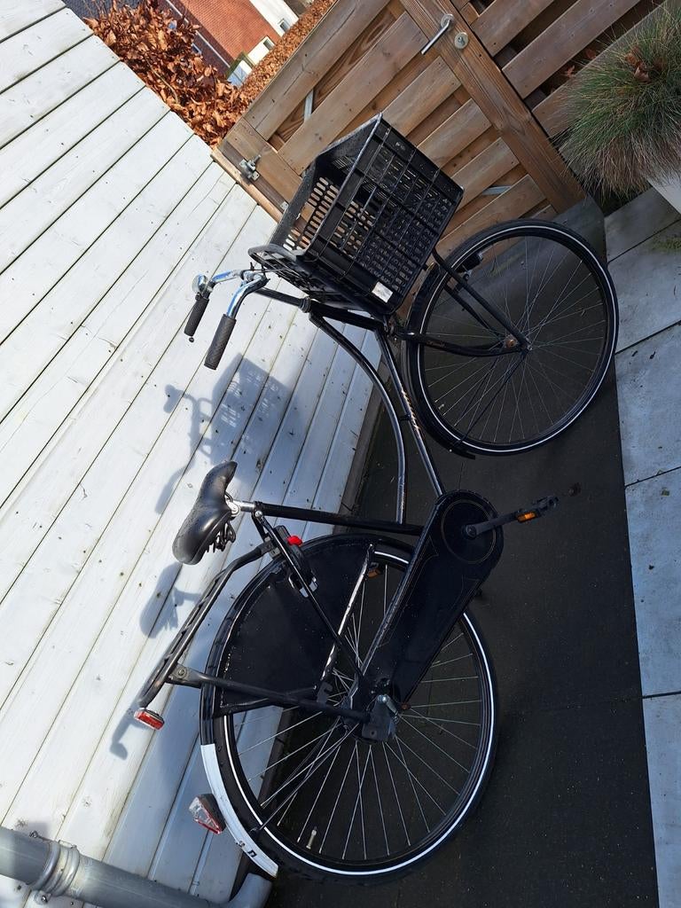 Omafiets Limit Zwart - Goede staat, 53 tot 56 cm, Ophalen, Gebruikt, Limit