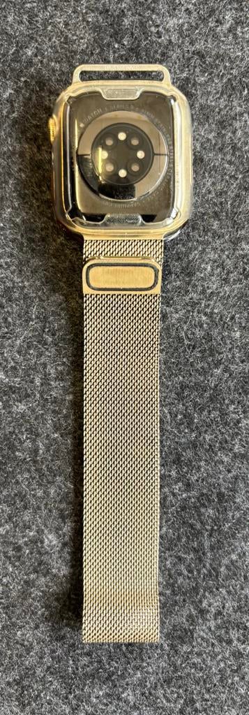 Apple Watch Series 9 41mm Goud + Cellular, Ophalen, Hartslag, IOS, Zo goed als nieuw