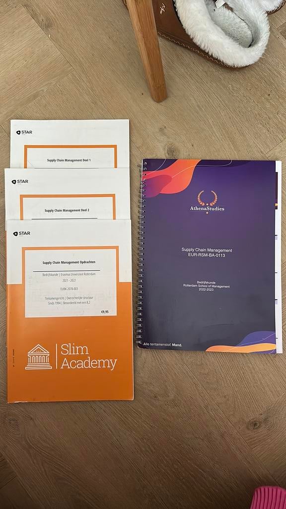 Slim Academy & Athena Studies - Supply Chain Management, Ophalen of Verzenden, Gelezen, WO