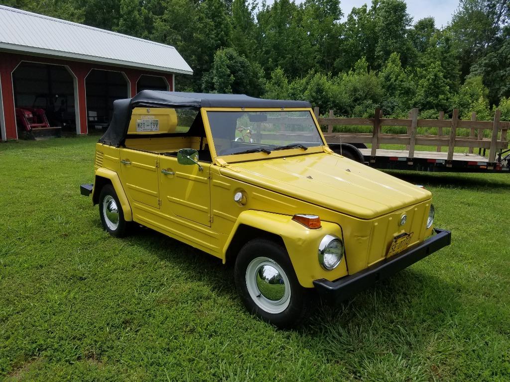 Volkswagen Thing, VW 181 uit 1973, Achterwielaandrijving, 43 pk, Overige kleuren, Cabriolet
