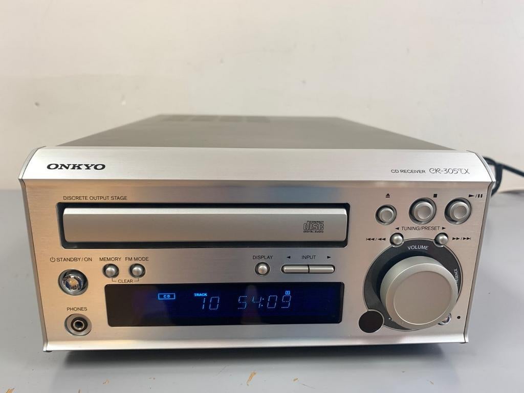 Onkyo CR-305TX MIDI Size Stereo Receiver and CD Player
Onkyo, Ophalen of Verzenden