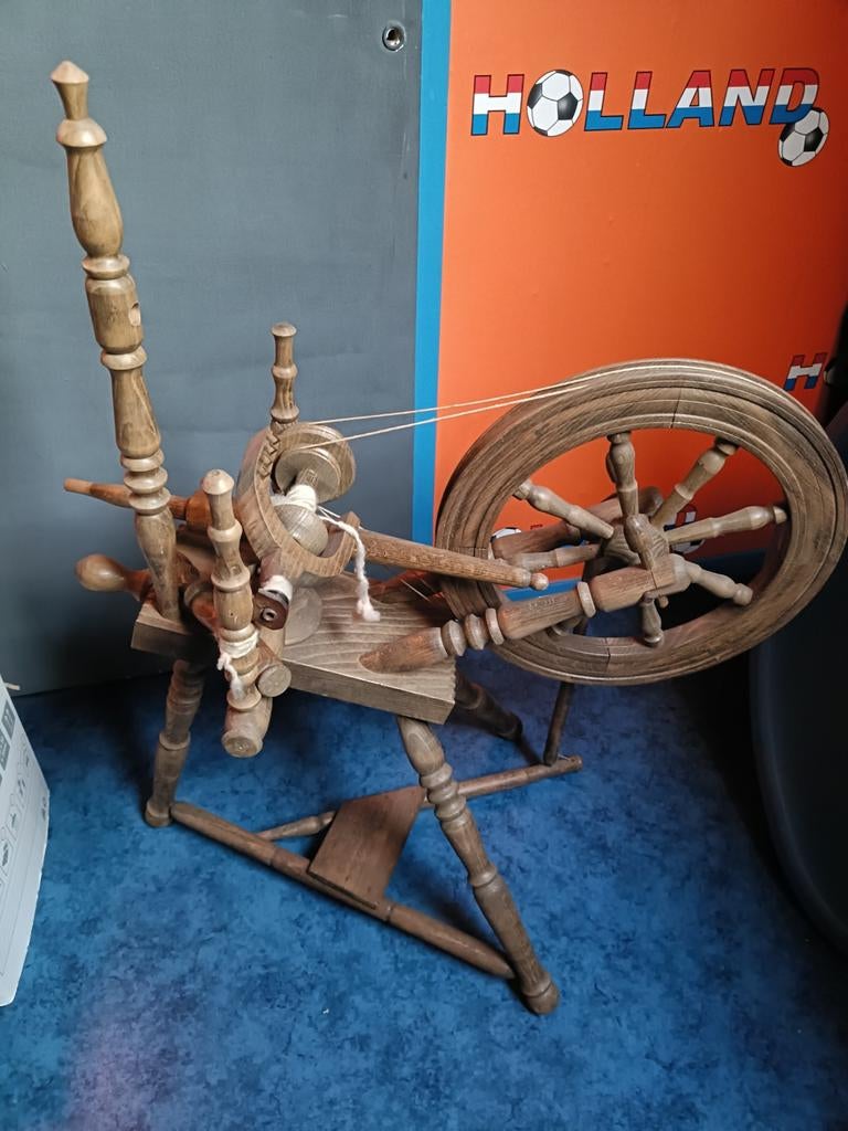 Antieke Spinnewiel Decoratie, Ophalen