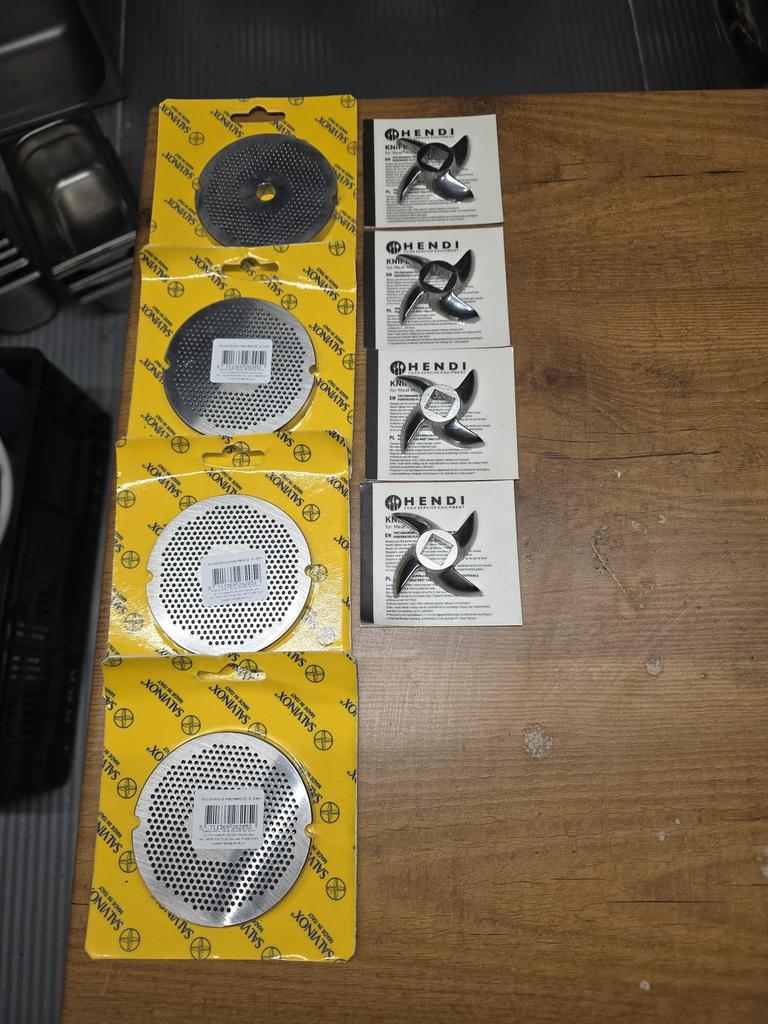 Hendi Gehaktmolen Messen – Set van 4 – Nieuw / Ongebruikt, Ophalen of Verzenden