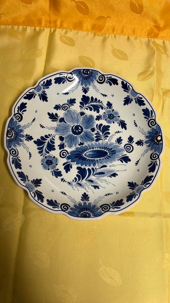 Delftsblauw aardewerk bord merk Zilpla en modelnummer 1044, Antiek en Kunst, Ophalen of Verzenden