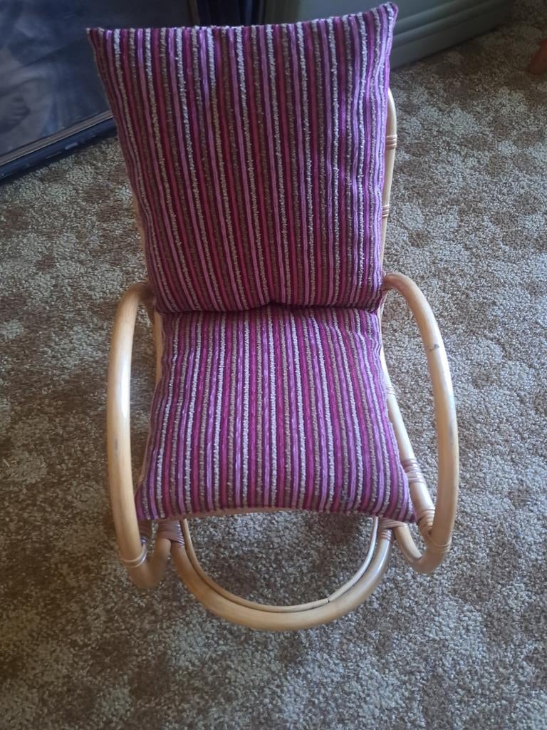 Kinderstoel rotan, Kinderen en Baby's, Kinderstoelen, Ophalen, Gebruikt, Overige typen