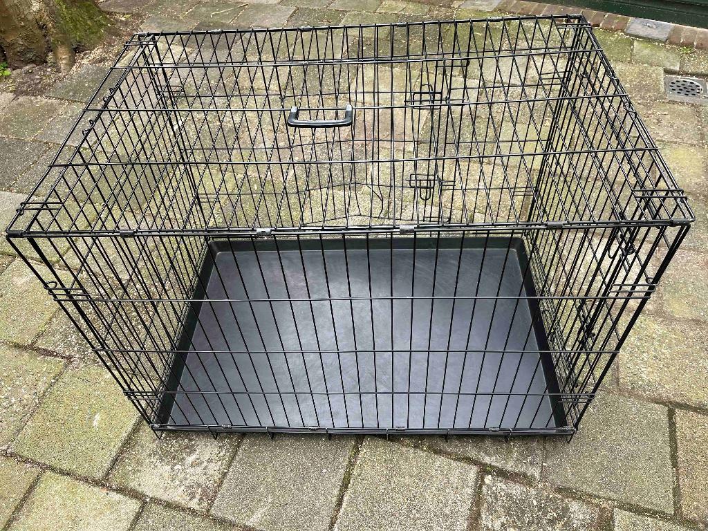 hondenbench opvouwbaar afm 105x69cm  77 cm hoog, Ophalen of Verzenden, Gebruikt