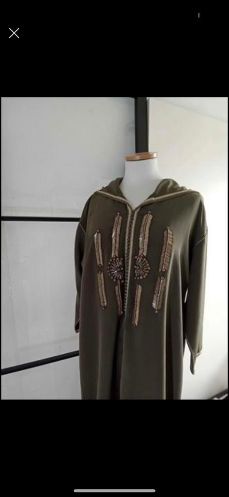 Jeleba groen met goud, Ophalen of Verzenden, Zo goed als nieuw, Groen, Overige typen