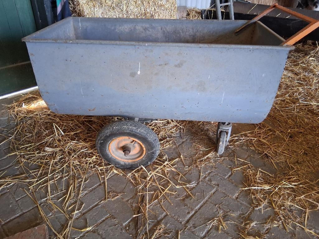 voerkar metaal, Ophalen, Gebruikt