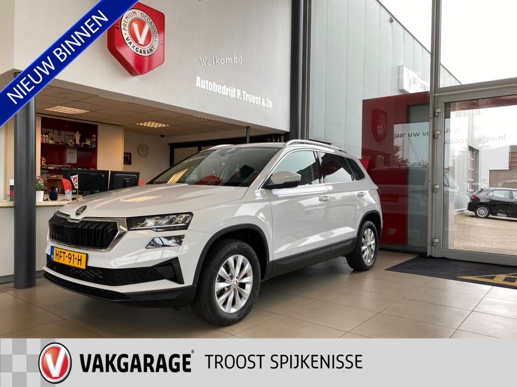 Skoda Karoq 1.5 TSI ACT Business EditionAutomaat,Navigatie,A, Stof, 4 cilinders, Wit, Karoq