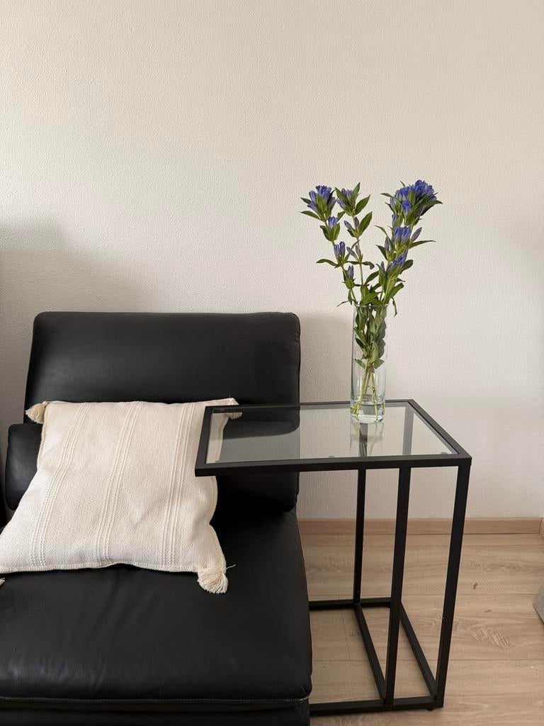 Ikea Vittsjo computertafel/bijzettafel, Huis en Inrichting, Ophalen, Minder dan 55 cm, Metaal of Aluminium, Zo goed als nieuw