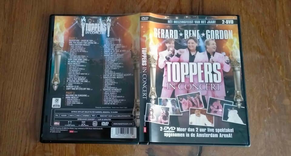 Te Koop Dvd Van De Toppers, Alle leeftijden, Ophalen, Gebruikt, Muziek en Concerten