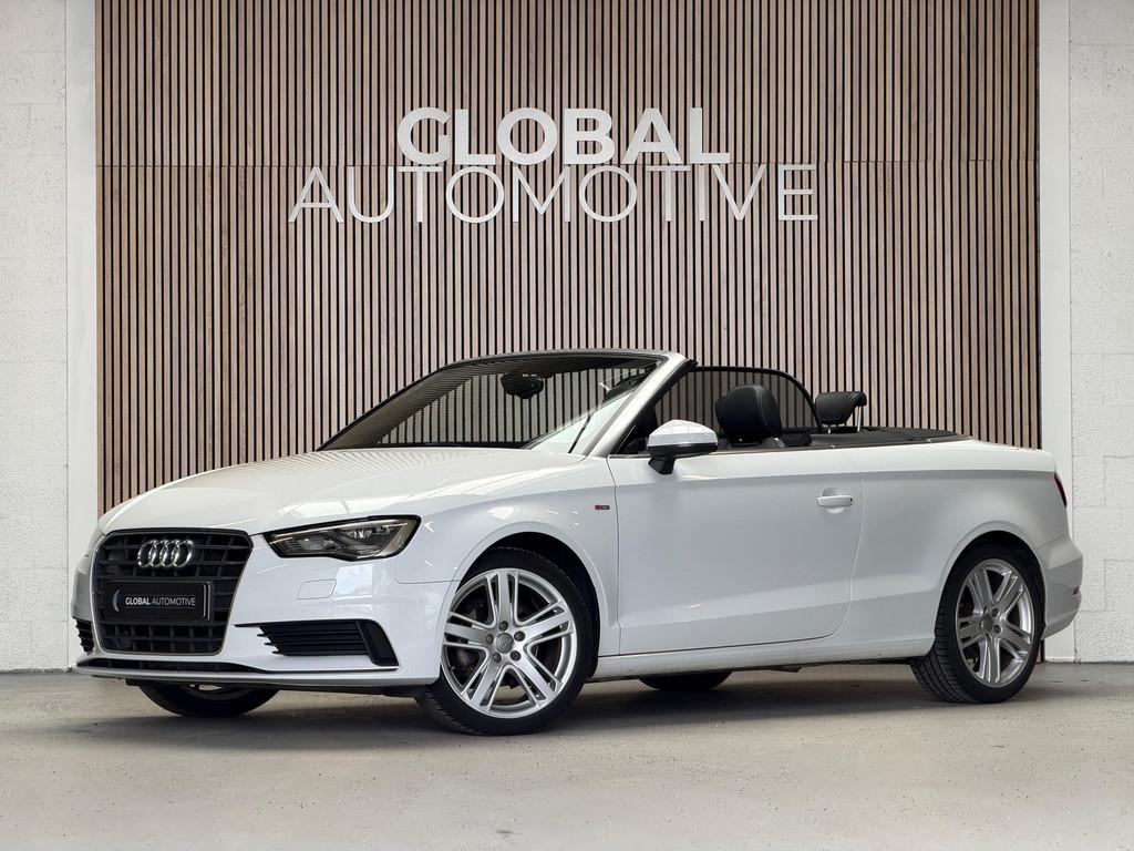 Audi A3 Cabriolet 1.4 TFSI CoD S LINE - CLIMA - NEKVERWARMIN, Voorwielaandrijving, Gebruikt, 4 cilinders, Leder en Stof