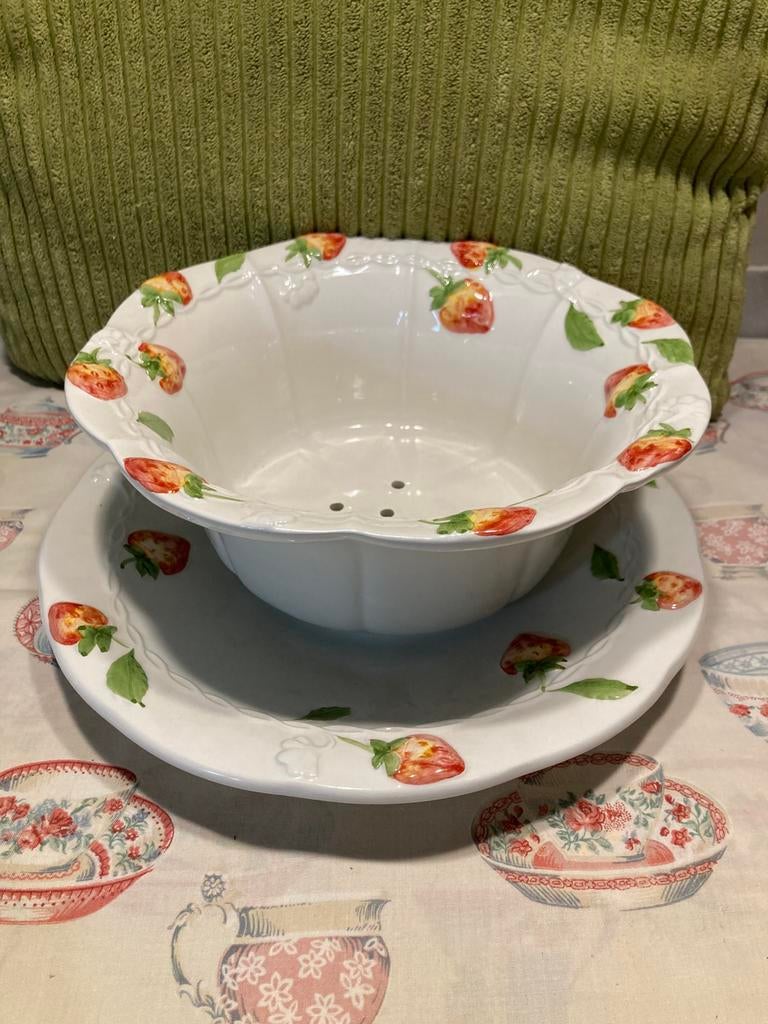 Aardbeien fruittest Silea (100326), Ophalen of Verzenden, Nieuw, Aardewerk, Overige stijlen